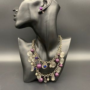 Purple necklace